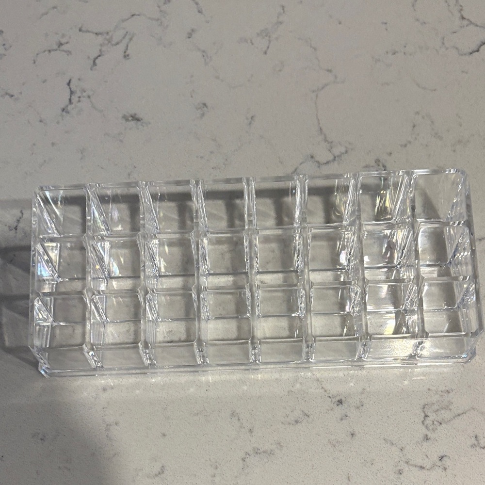 Clear Acrylic Lipstick Organizer